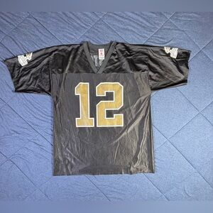 Y2K Marques Colston #12 New Orleans Saints Jersey Men’s XL Black Gold NFL Player